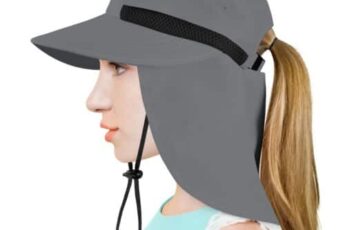 hiking hat with neck flap